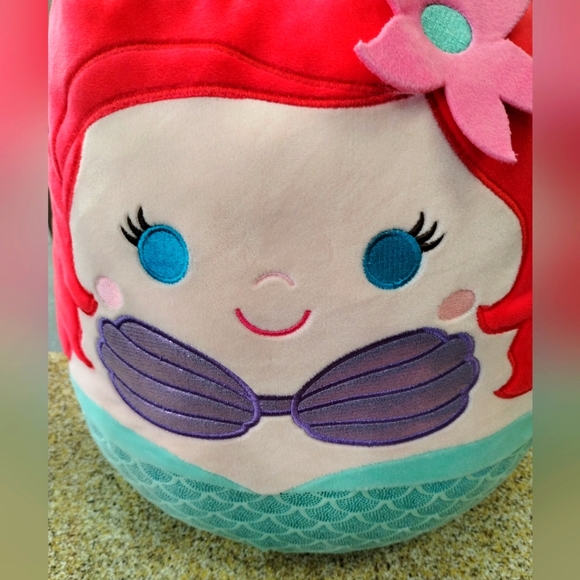 Disney Kellytoy Squishmallows 14  Ariel The Little Mermaid Plush - Picture 7 of 14